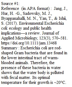 Assignment 1 Annotated Bibliography